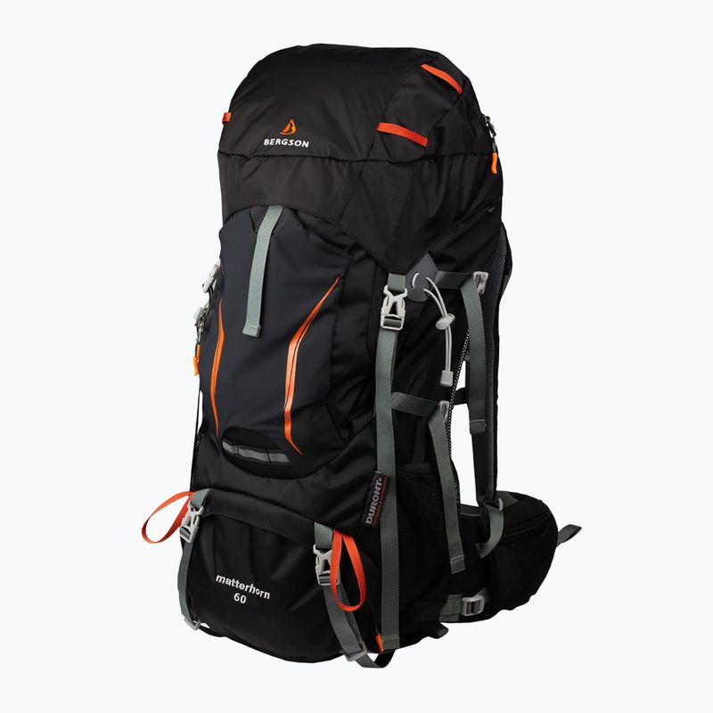 BERGSON Matterhorn 60 l trekking backpack black 2