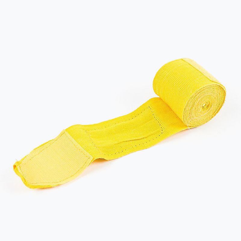 Boxing bandages MANTO Defend V2 400 cm yellow 3