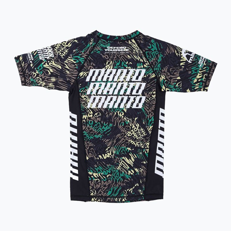 MANTO Distort men's rashguard t-shirt black MNR509 3