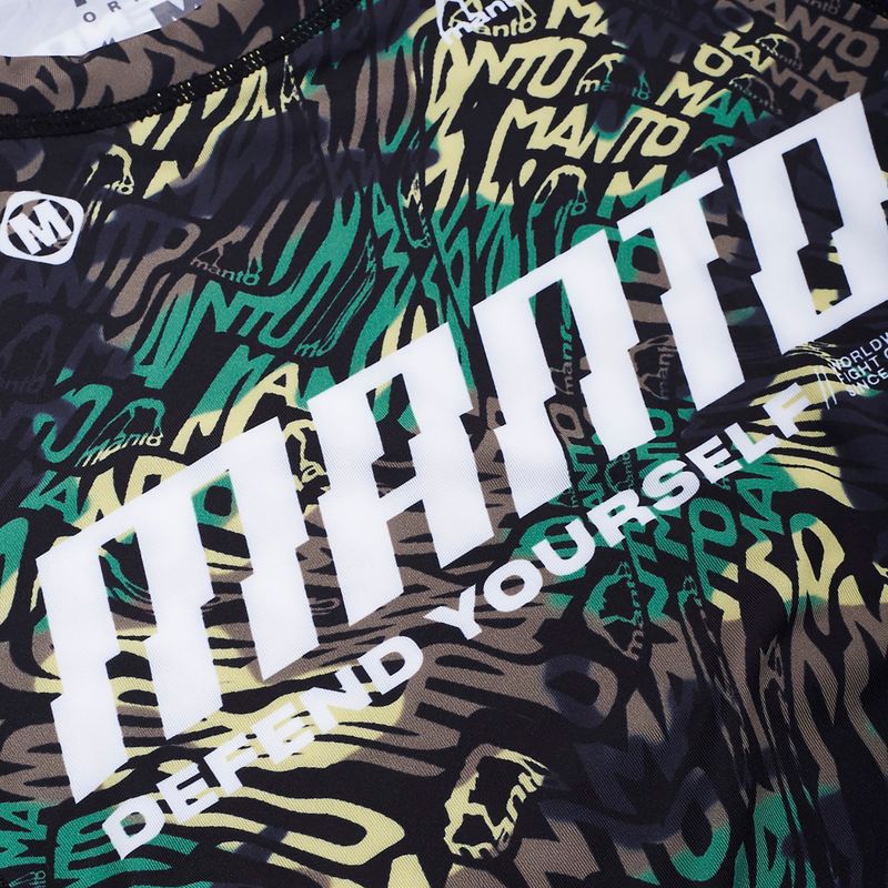 MANTO Distort men's rashguard t-shirt black MNR509 4