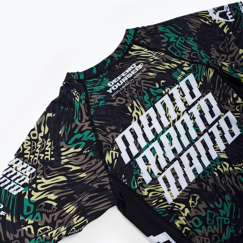 MANTO Distort men's rashguard t-shirt black MNR509 6