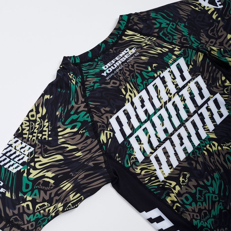 MANTO Distort men's rashguard t-shirt black MNR509 7