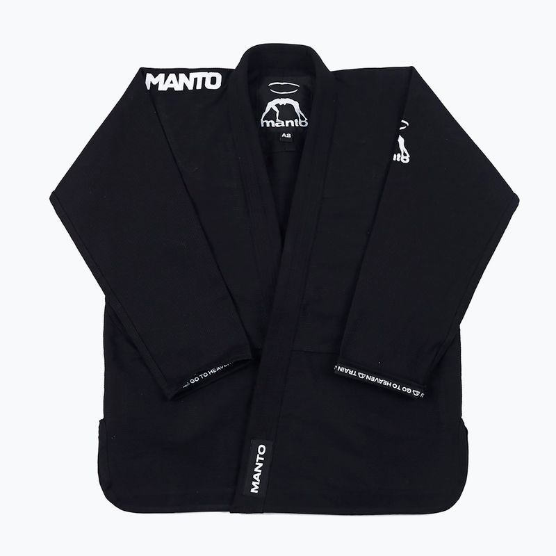GI for men's Brazilian jiu-jitsu MANTO Heaven black MNG976_BLK