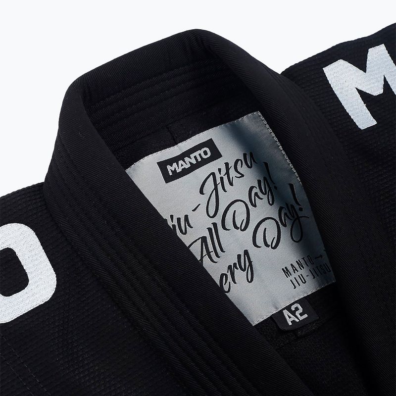 GI for men's Brazilian jiu-jitsu MANTO X4 black MNG978 4