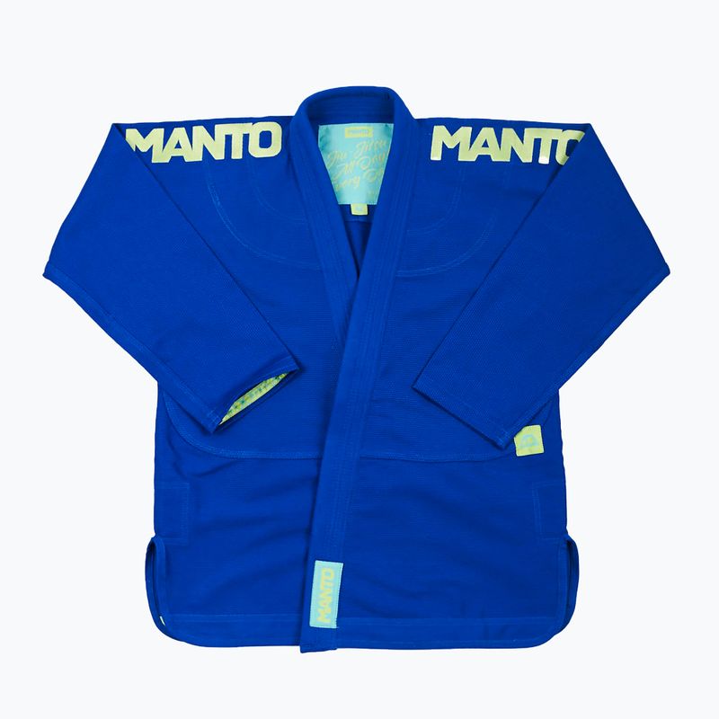 GI for men's Brazilian jiu-jitsu MANTO X4 blue MNG978 2
