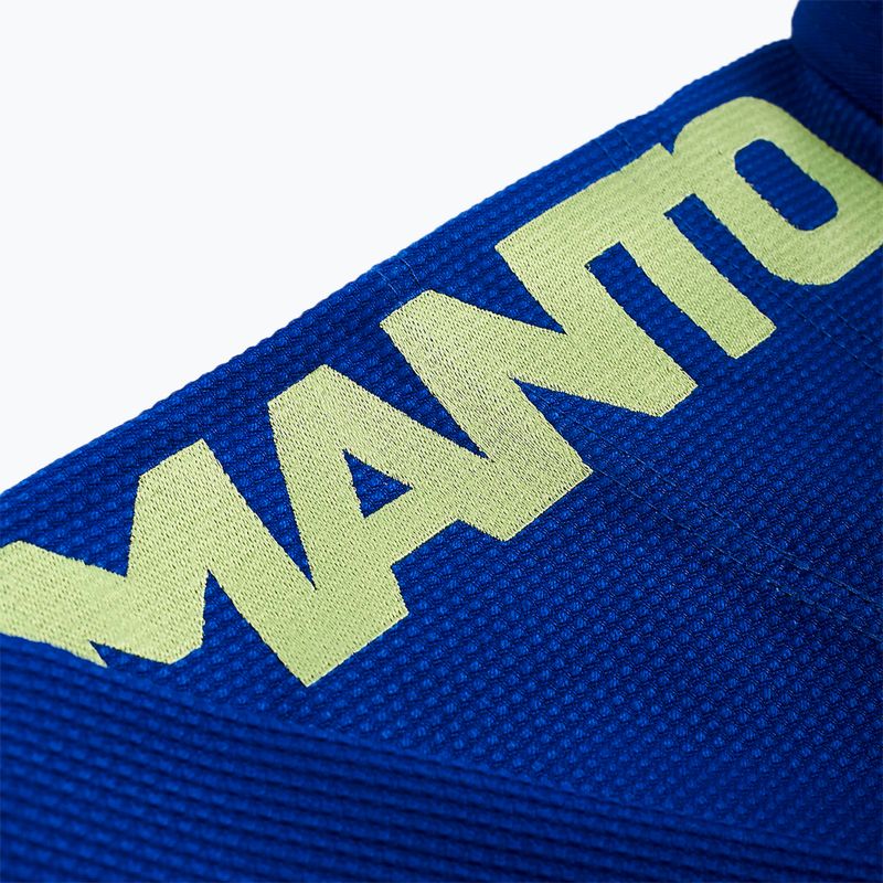 GI for men's Brazilian jiu-jitsu MANTO X4 blue MNG978 4