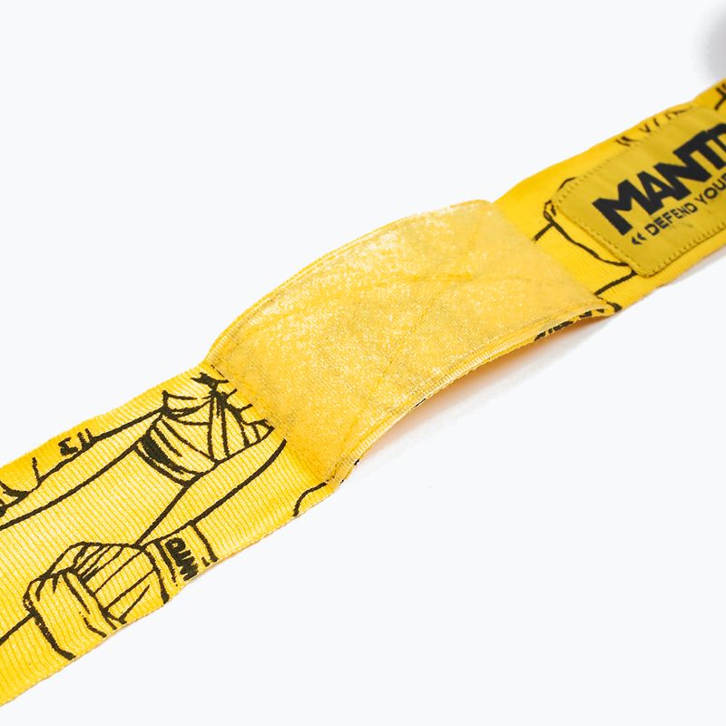MANTO Punch yellow boxing bandages MNA884 5