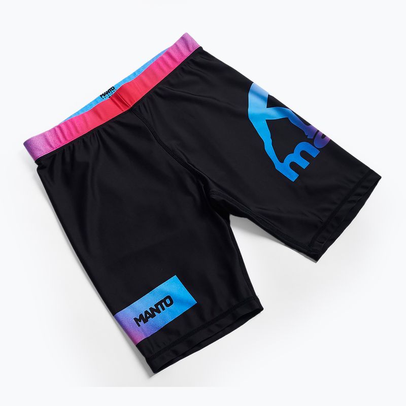 MANTO Miami men's training shorts black MNS532 4