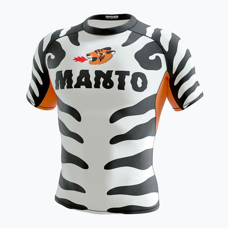 MANTO men's Rashguard Tigre white MNR849_WHT_2S