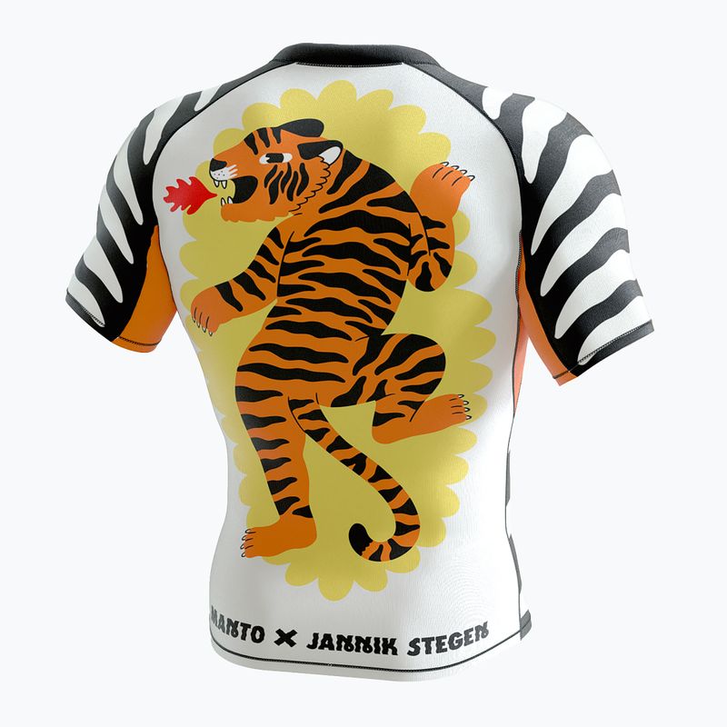 MANTO men's Rashguard Tigre white MNR849_WHT_2S 2