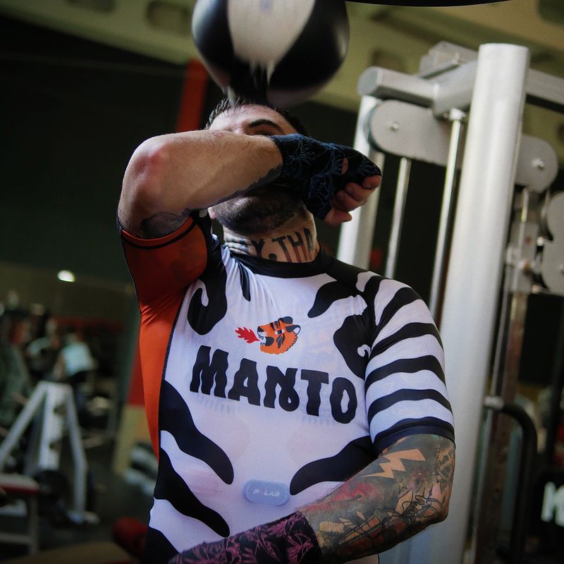 MANTO men's Rashguard Tigre white MNR849_WHT_2S 5