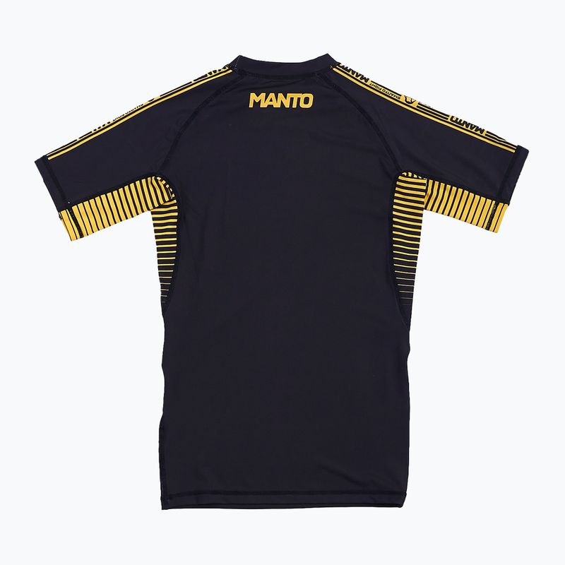 MANTO Stripe 2.0 men's rashguard black MNR851_BLK_2S 4