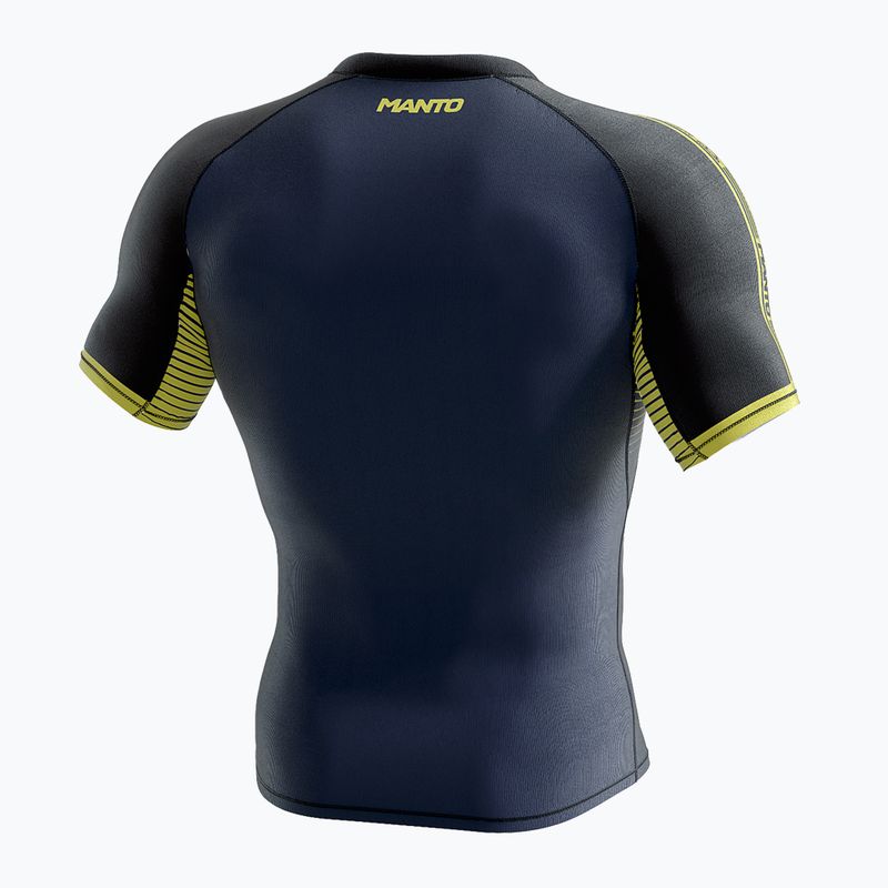 MANTO Stripe 2.0 men's Rashguard navy blue MNR851_NAV_2S 2