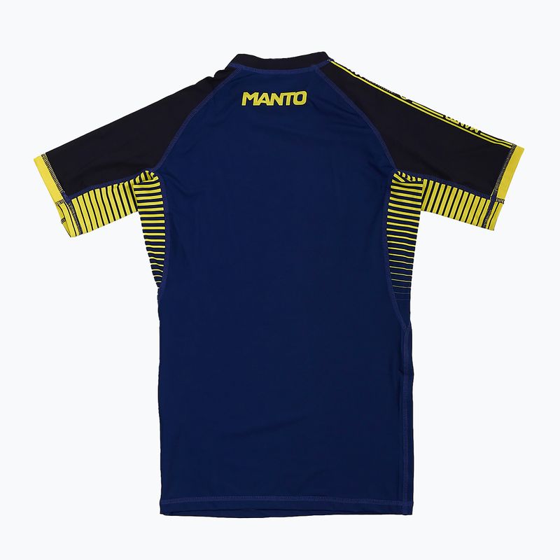 MANTO Stripe 2.0 men's Rashguard navy blue MNR851_NAV_2S 4