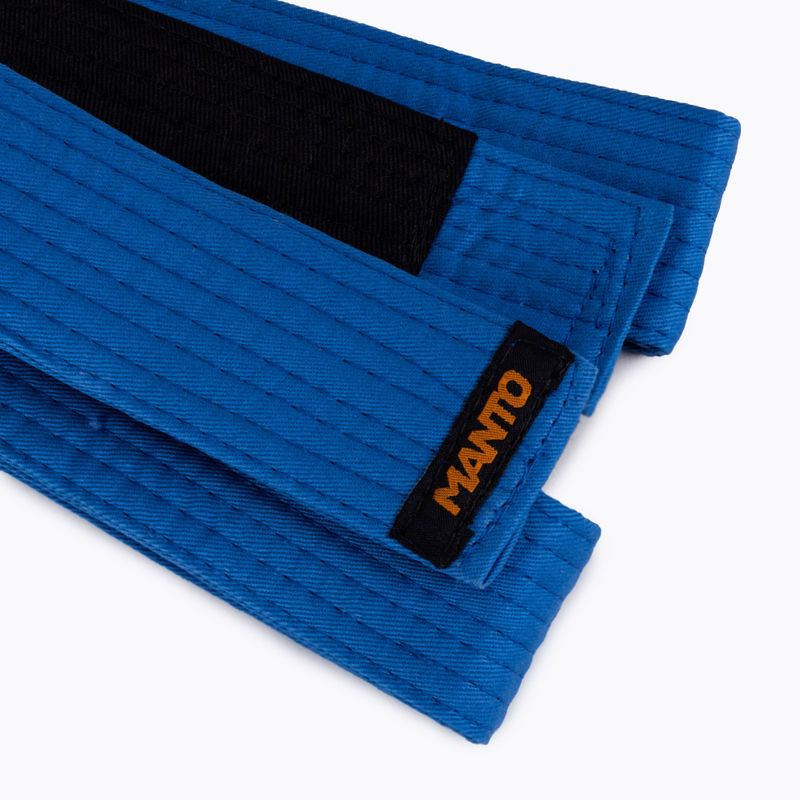 MANTO Label blue Brazilian jiu-jitsu belt MNA854 2