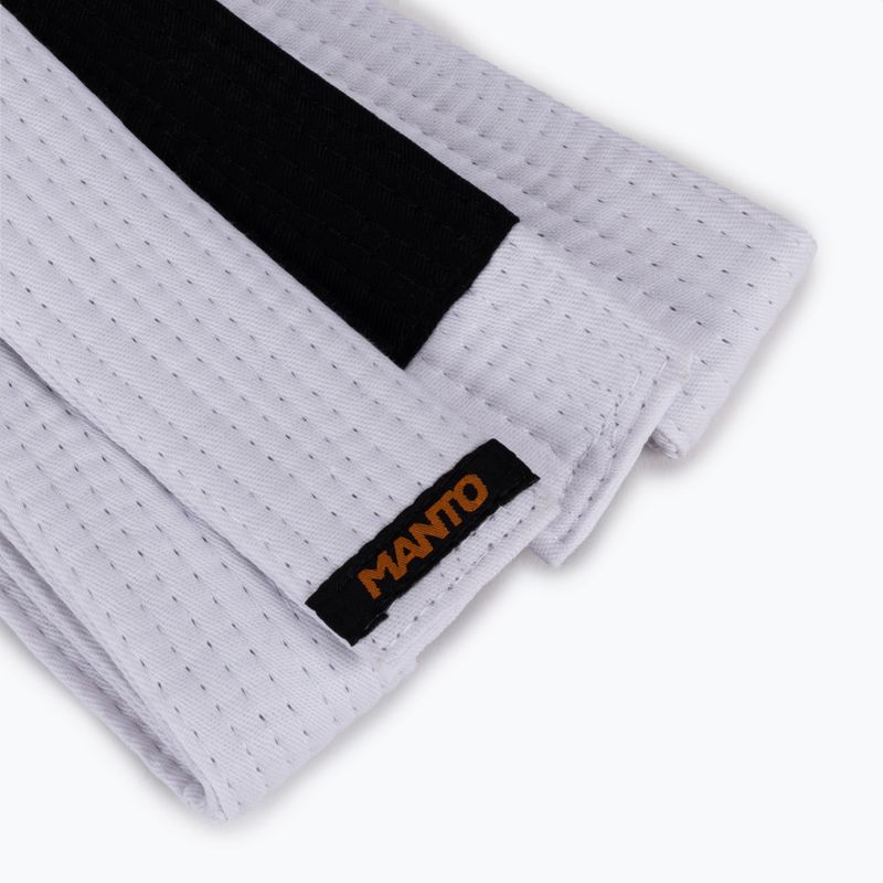 MANTO Label white MNA854 Brazilian jiu-jitsu belt 2