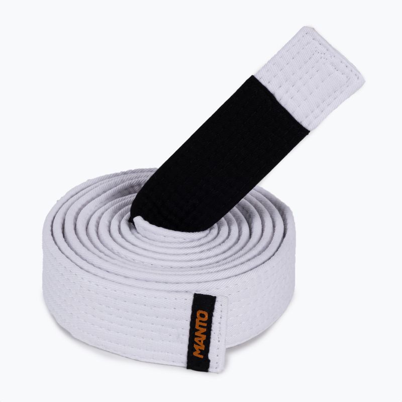 MANTO Label white MNA854 Brazilian jiu-jitsu belt 3