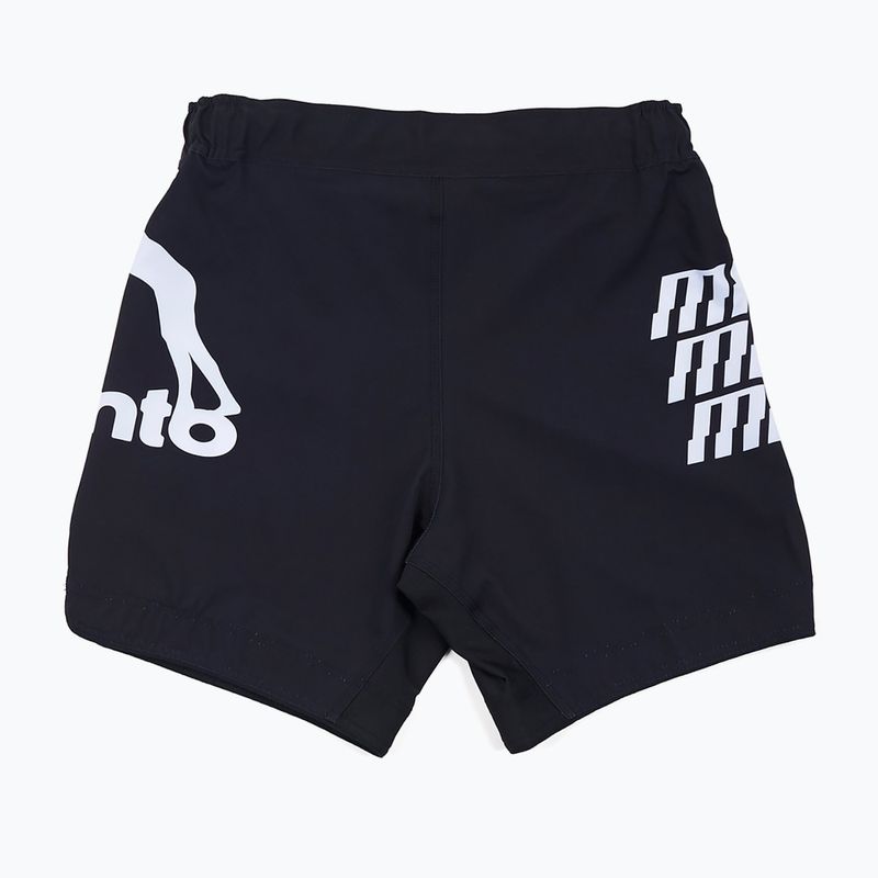 MANTO Distort men's training shorts black MNS519 2