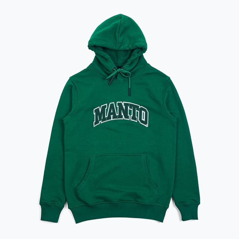 Men's MANTO Varsity hoodie green MNH479_GRE