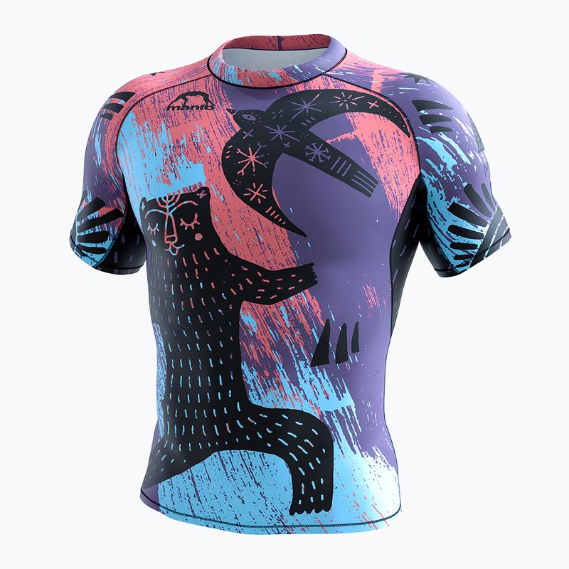 MANTO Men's Rashguard Livings SS colour MNR872