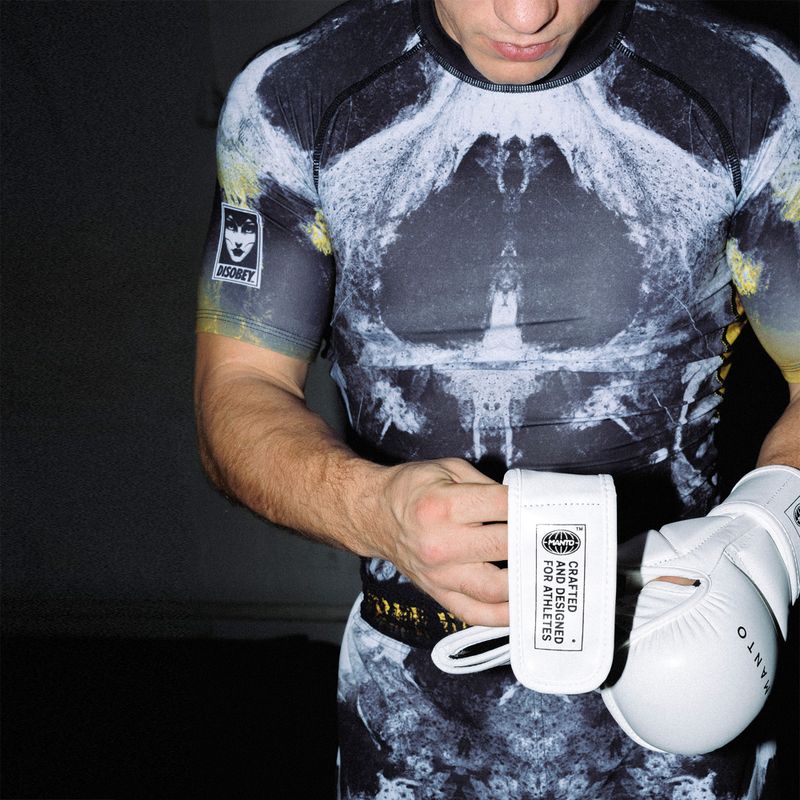 MANTO men's Rashguard Disobey navy blue MNR878_BLK 8