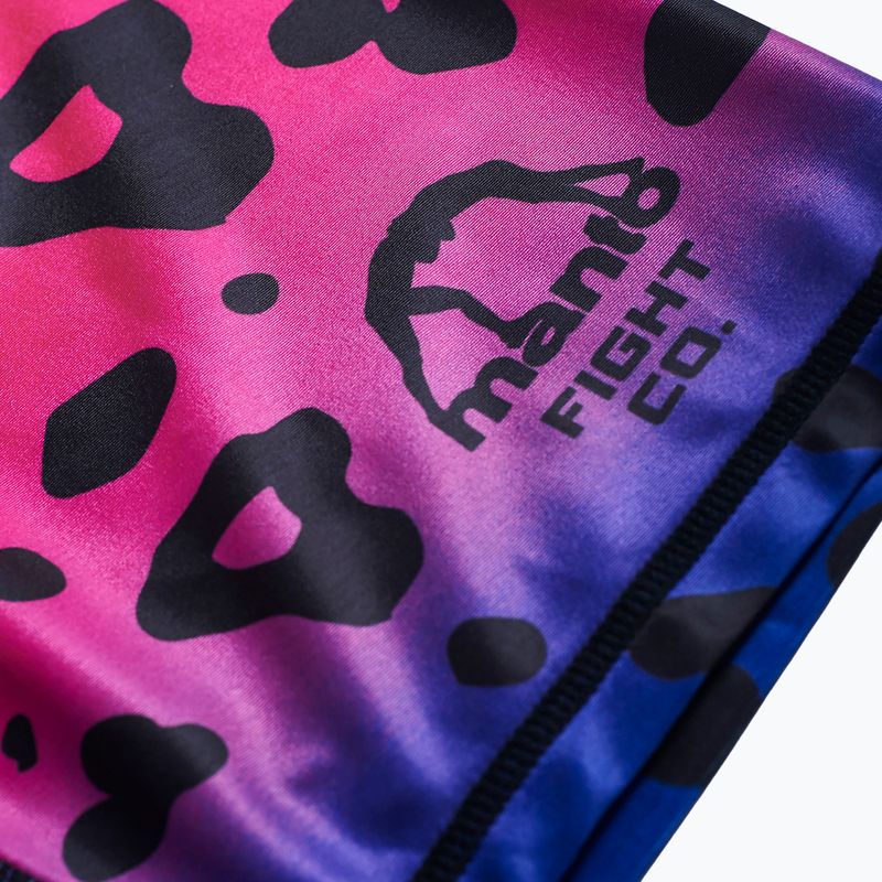 Men's MANTO Leopard black print shorts 4