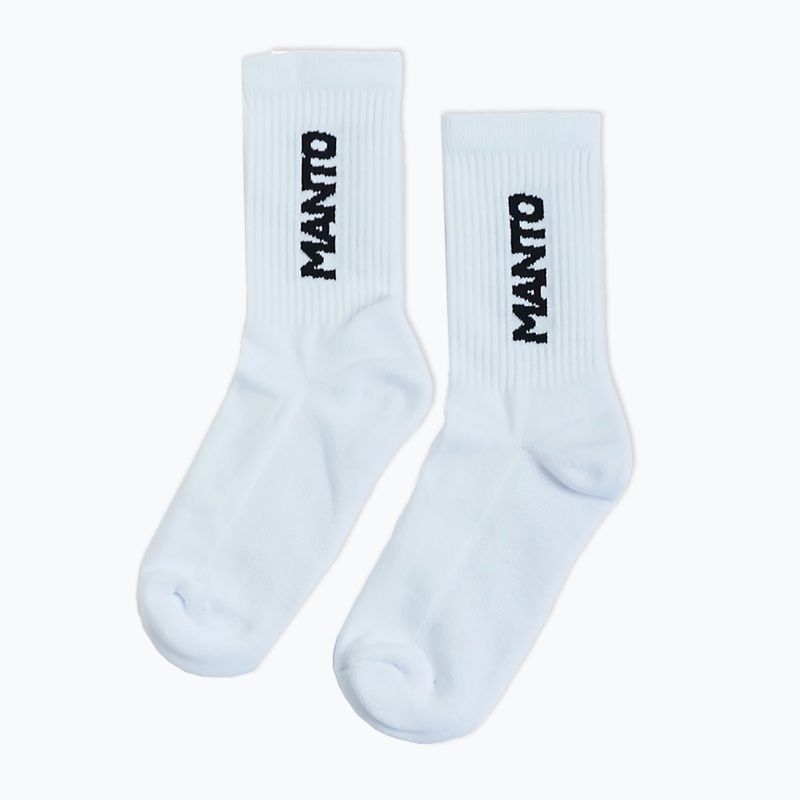 MANTO Logotype 23 socks 1 pair white