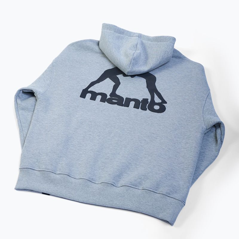 MANTO men's Label Oversize sweatshirt melange 2