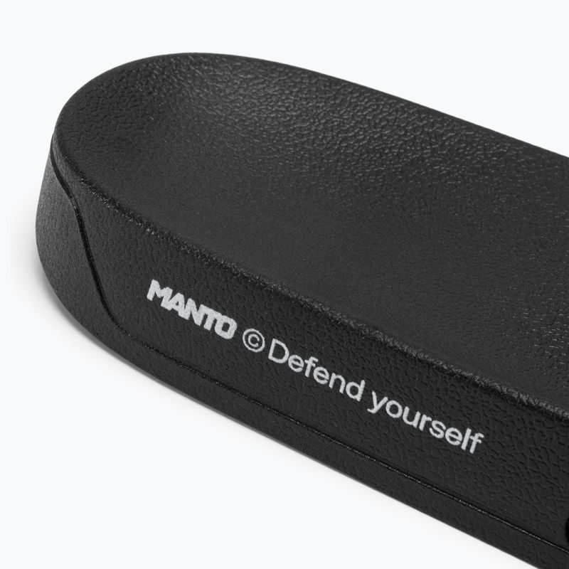 MANTO Defend black men's flip-flops 8