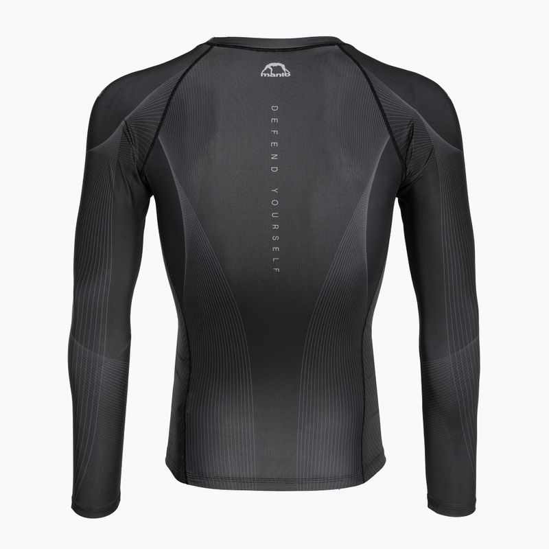MANTO FLOW men's longsleeve Rashguard black 2