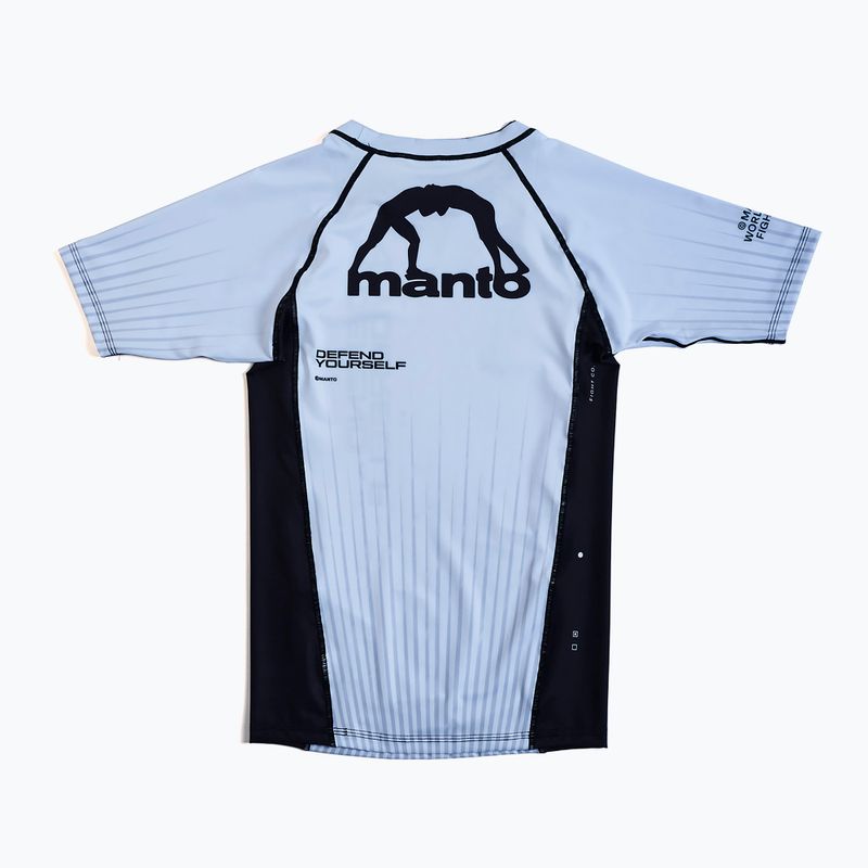 MANTO men's Rashguard Ranked white 2