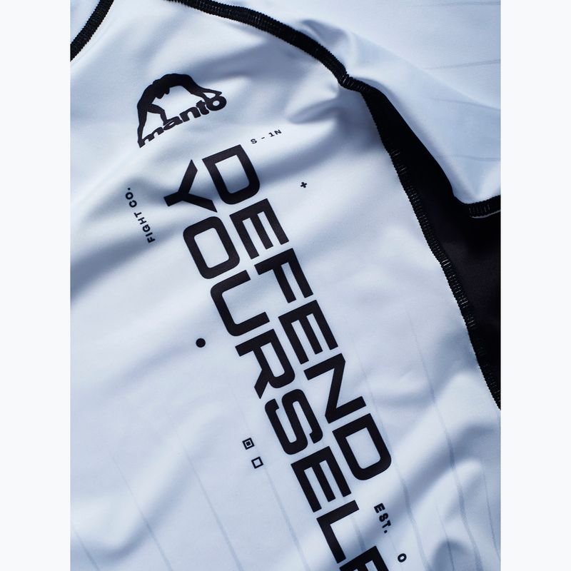MANTO men's Rashguard Ranked white 3