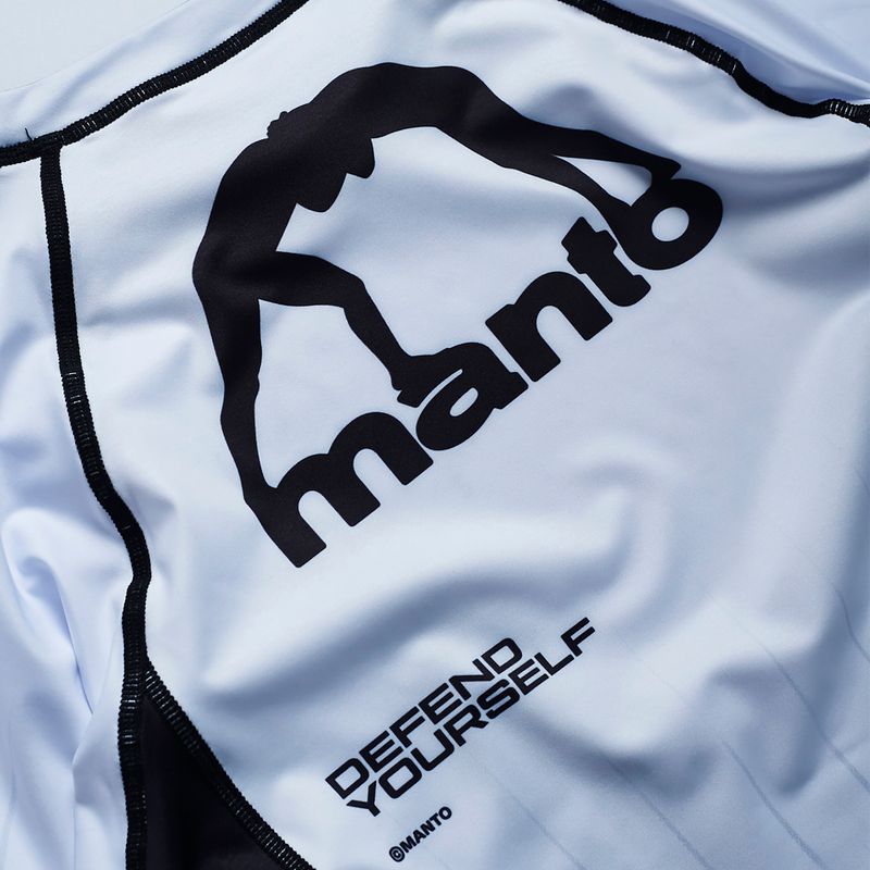 MANTO men's Rashguard Ranked white 4