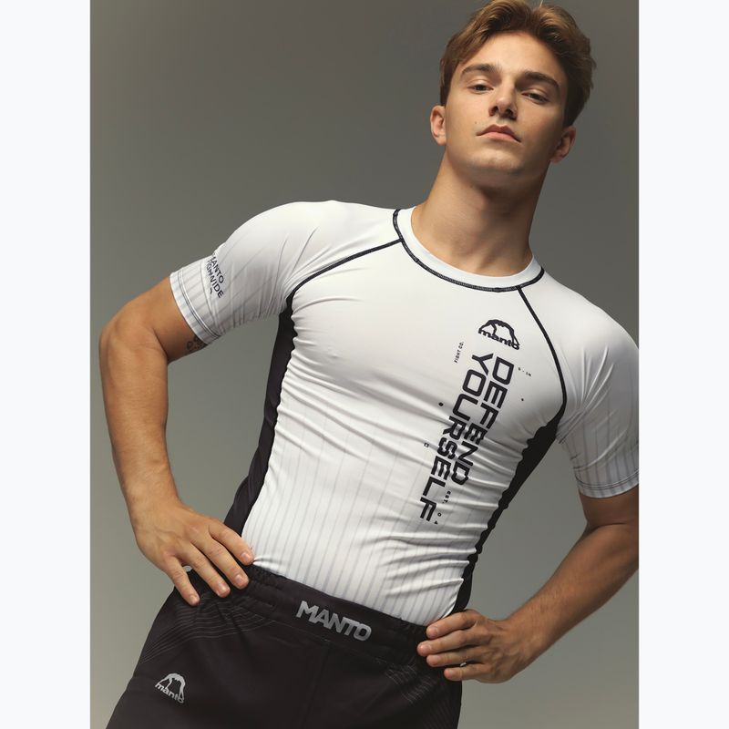 MANTO men's Rashguard Ranked white 7