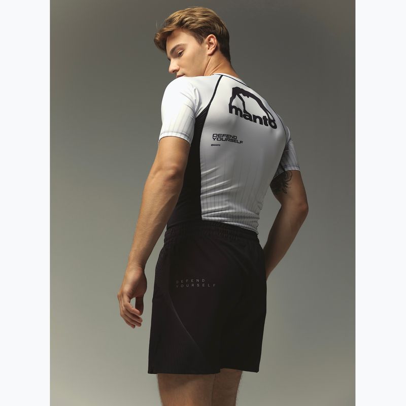 MANTO men's Rashguard Ranked white 8