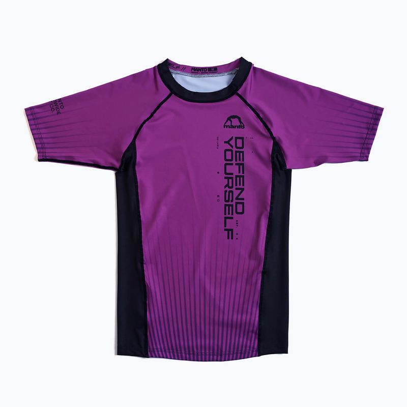 MANTO men's Rashguard Ranked purple