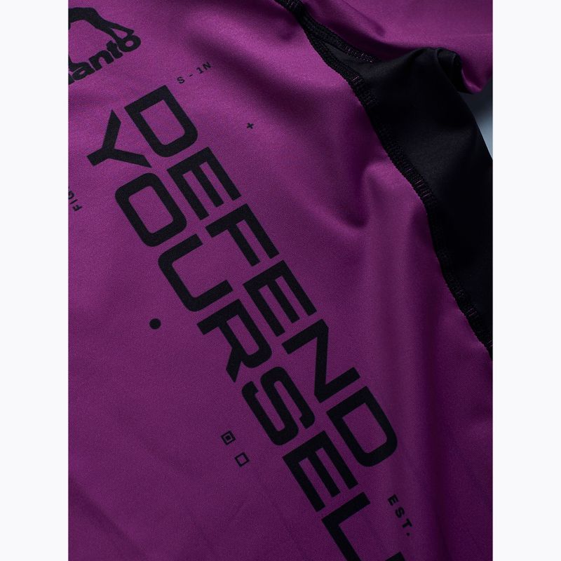MANTO men's Rashguard Ranked purple 3