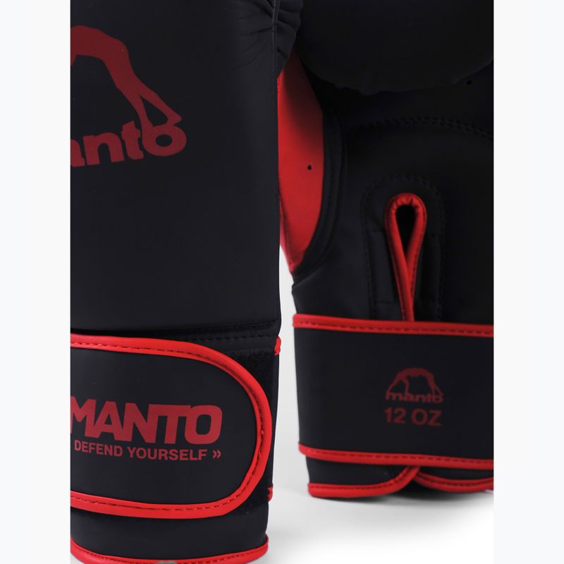 Boxing gloves MANTO Essential black/red 3