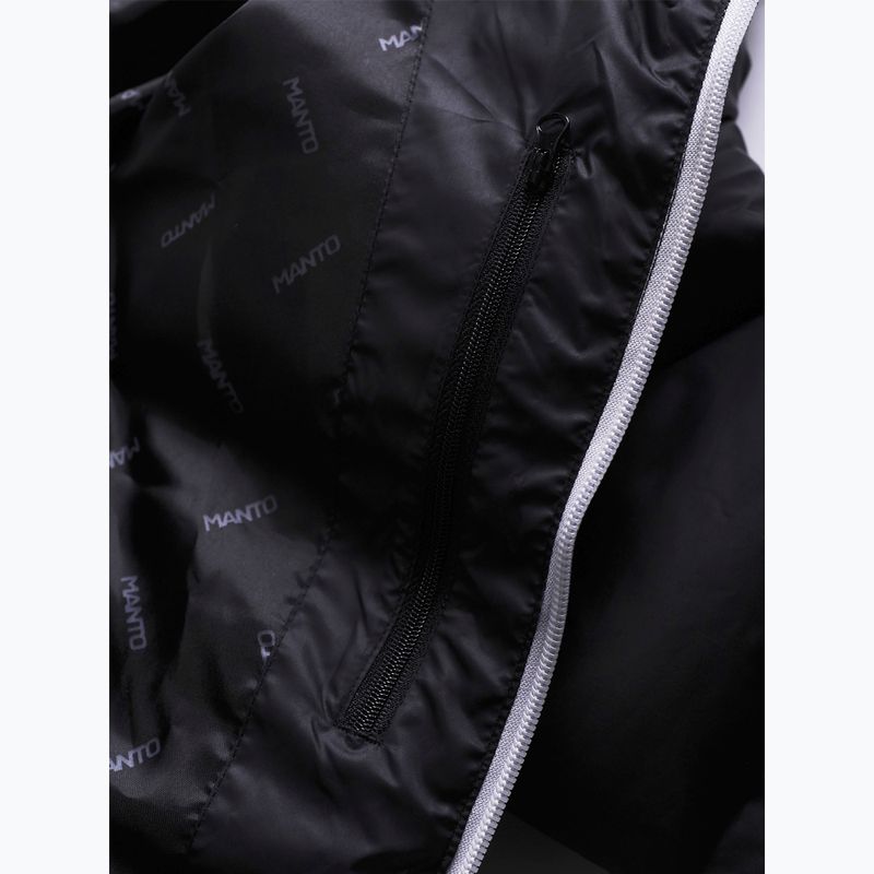 MANTO men's winter jacket Varsity black 6