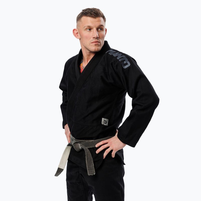 Men's GI for Brazilian jiu-jitsu MANTO X5 BJJ Blackout black 2