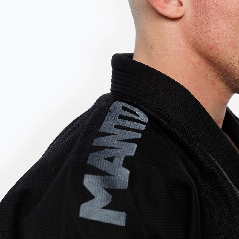 Men's GI for Brazilian jiu-jitsu MANTO X5 BJJ Blackout black 5