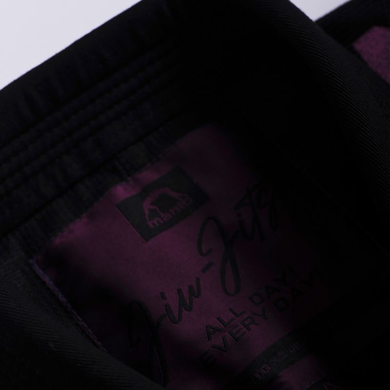 GI for Brazilian jiu-jitsu MANTO X5 BJJ black/purple 10