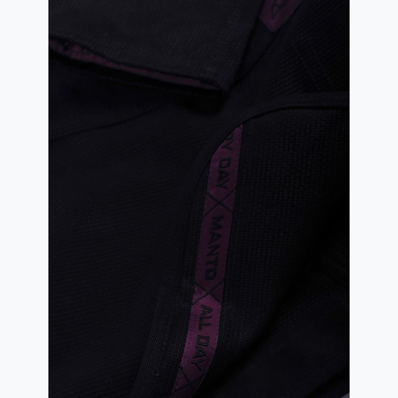 GI for Brazilian jiu-jitsu MANTO X5 BJJ black/purple 12