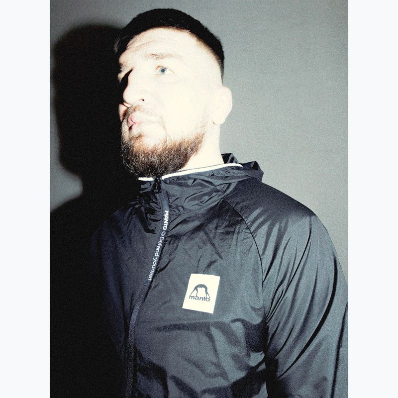 MANTO Defend black men's wind jacket 10