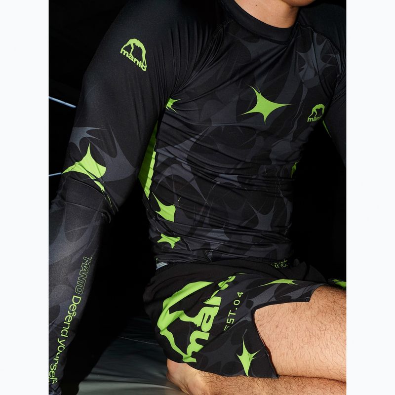 MANTO Long Sleeve Rashguard Terra black 8