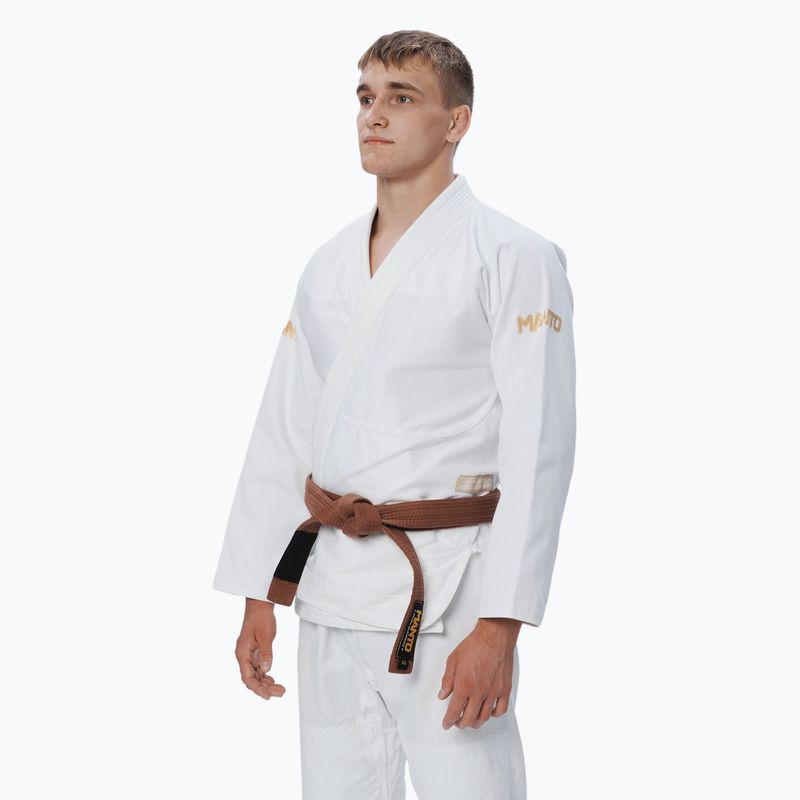 GI for Brazilian jiu-jitsu MANTO Rise 2.0 white 2