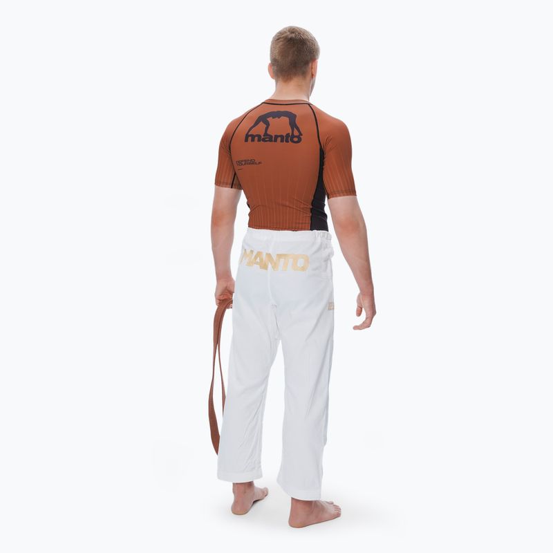 GI for Brazilian jiu-jitsu MANTO Rise 2.0 white 7