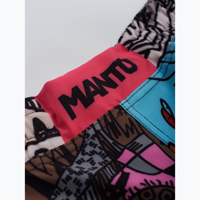 MANTO Wicky multicolor training shorts 3