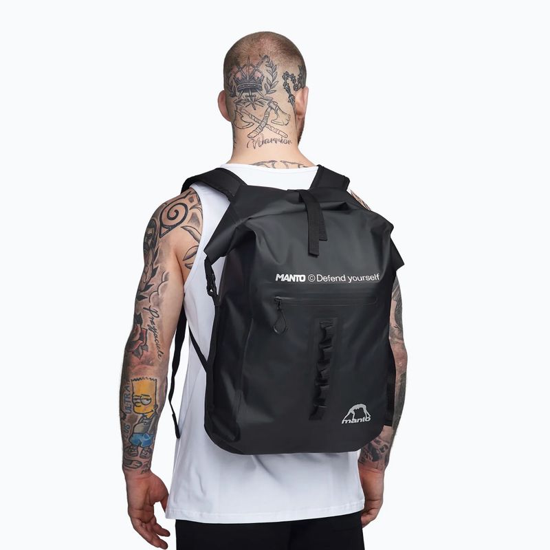 Backpack MANTO Roll Top New York 25 l black 10