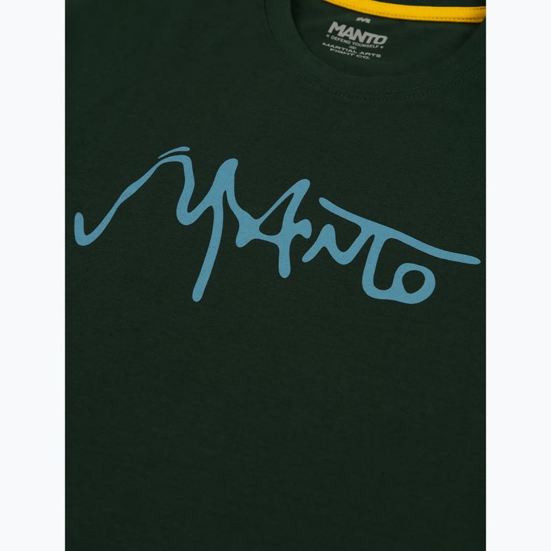 Men's T-shirt MANTO Ink pine green 3